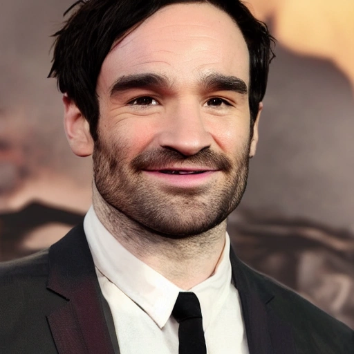 Charlie Cox, cute smile, sexy lips, 3D
