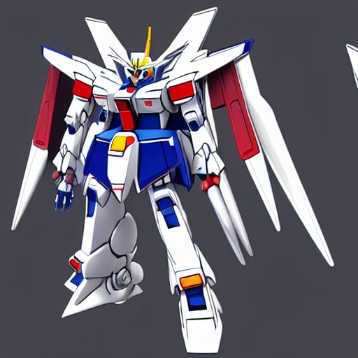 Design a Gundam robot with Chinese style, and the image quality