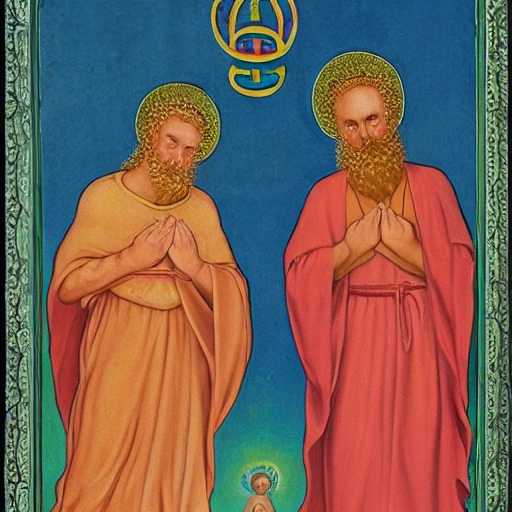 Cherubem and Seraphim according to the scriptures Ezequiel I: 4-14, Isaías VI: 2-8 y Apocalipsis IV: 8  