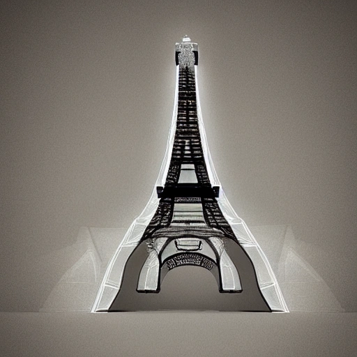 Eiffel tower, 3D