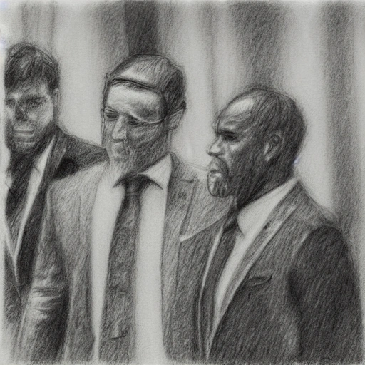 gentlemen, Pencil Sketch