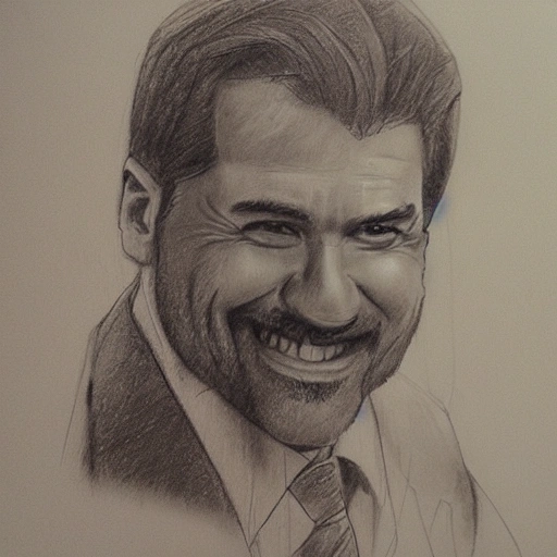 gentlemen edad media, Pencil Sketch