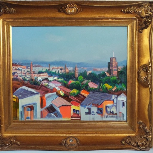 , Oil Painting pasaije