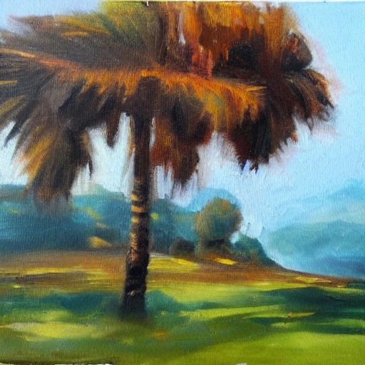 paisaje, Oil Painting 