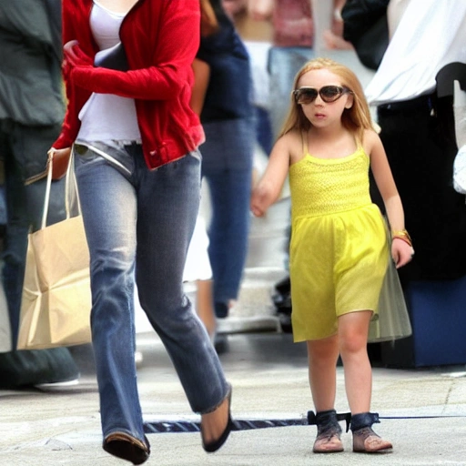 Scarlett Johansson and Elizabet Olsen's Daughter, 3D