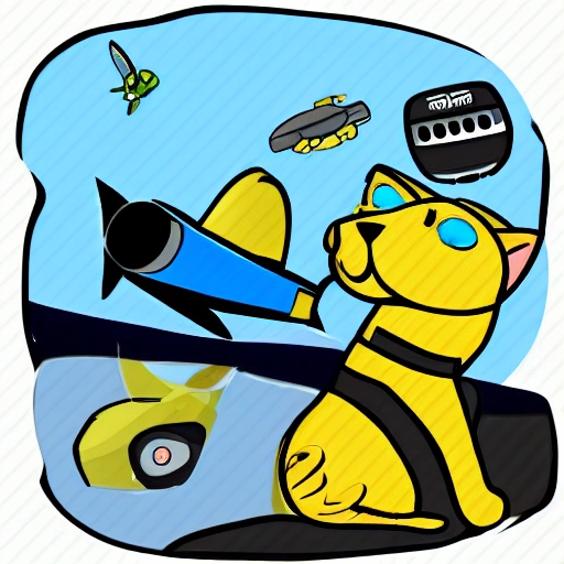 cat,car,fly,diver, Cartoon