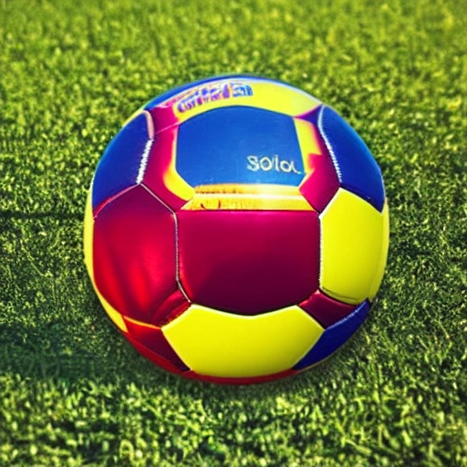 quiero un balon de futbol con gafas de sol, 3D