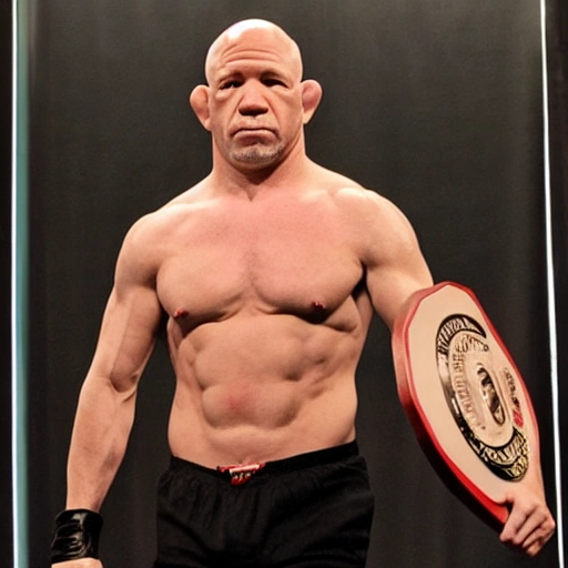 prisident dana white，muscle and young，handsome