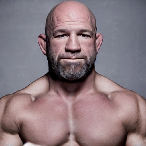 prisident dana white，muscle and young，handsome face，brilliant eyes，beautiful ear，with black hair