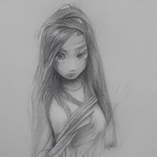 Valorant girl, Pencil Sketch