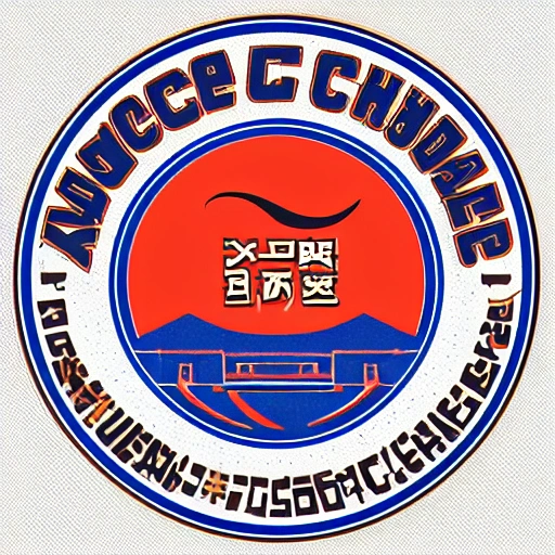 A circular logo : The logo of the second Track and Field Meet of Yuncheng Vocational Student Technical University. Requirements: Reflect college students youth, vitality, spirit of forging ahead and faster, higher, stronger spirit, simple pattern, beautiful graphics, style: watercolor, Water Color