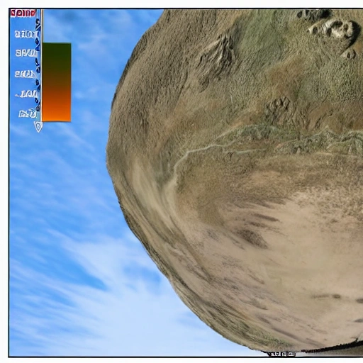 mujer sentada en el planeta tierra
, 3D