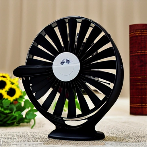 Folded folding fan，The fan head is a bent barbell，The fan consists of the luxury brand name.