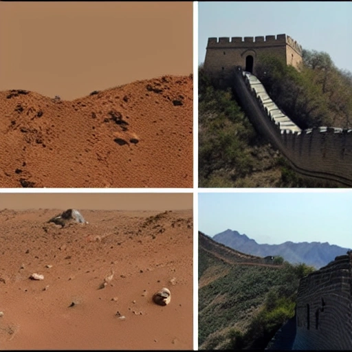 Snapshots, Mars, Great Wall, Cat