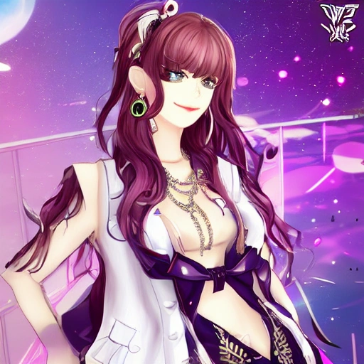 mdjrny-v4 style <lora:st louis epoch5:1> st. louis \(luxurious wheels\) \(azur lane\), hair ornament, earrings, necklace, portrait, silver dress, revealing clothes, looking at viewer, solo