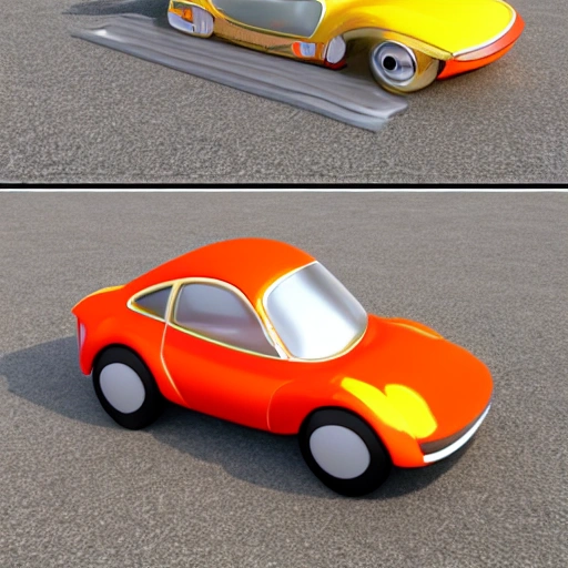 cute car, 3D