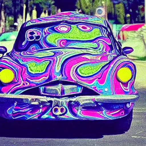 cute car, Trippy