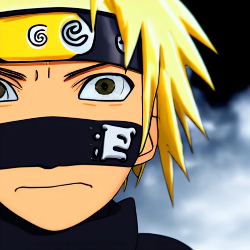 naruto beautiful eyes blonde hair (8k resolution)