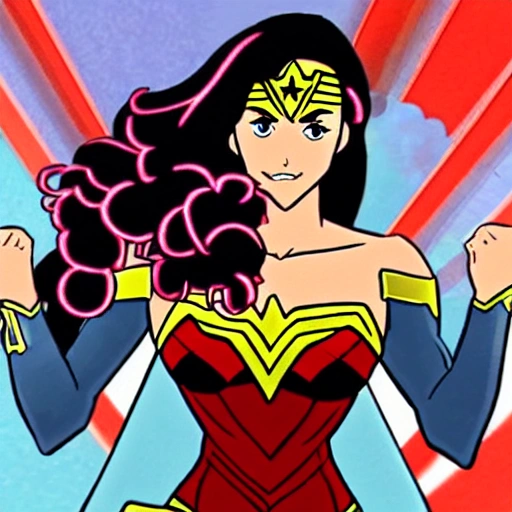 Anime Wonder Woman, Cartoon