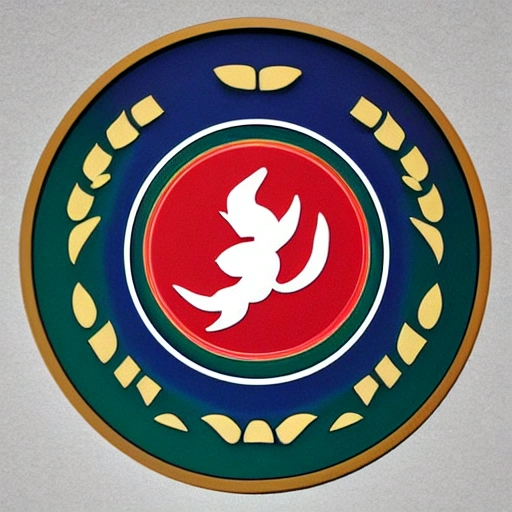 The emblem, which is circular in shape, is designed for the second sports meeting of Yun Cheng Vocational and Technical College. It should meet the requirements of contemporary art aesthetics, with a strong sense of the times; it should have beautiful and concise graphics, complete and coordinated composition, new and unique form, precise connotation with symbolic meaning, perfect form, easy to understand and remember, and easy to promote. The emblem is themed "Youthful vitality and progress", reflecting the spirit of "Faster, Higher, Stronger" of  the theme of the current sports meeting, while incorporating the characteristics of competitive sports., Water Color