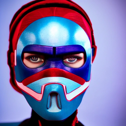 bo katan portrait, blue on red, mystic cinematic atmosphere, 50mm photography, center, hard edge lighting photography-beta -ar 2:3 -beta -upbeta -upbeta -upbeta