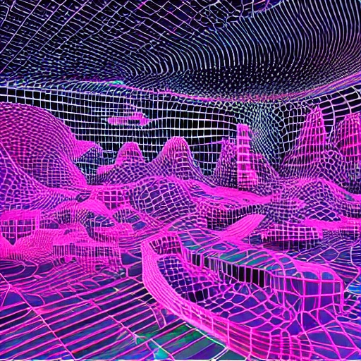 请用支付的概念，为我画一张海报, 3D, Trippy