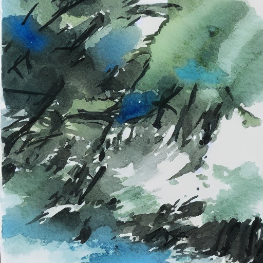 只有三个人的一家四口, Water Color