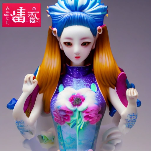 一个抽着雪茄的女人在一片废墟之上, Trippy, 3D