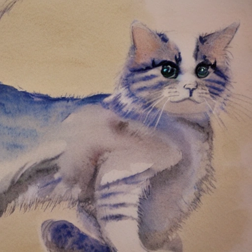 大熊猫萌兰, , Water Color