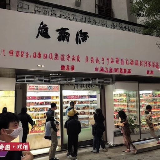 一座现代风格与徽派建筑相结合的商业书店