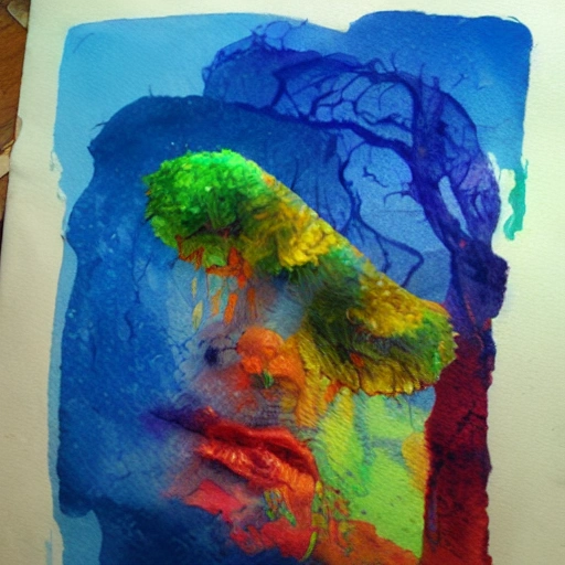 , 3D, Water Color, Oil Painting, Trippy