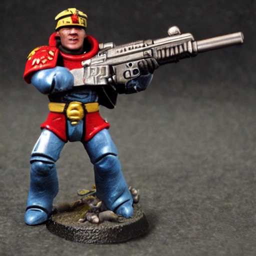 photo space marine shooting a gun