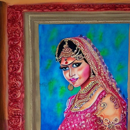 Indian Bride  Pencil Sketch  Vandana Verma  Exotic India Art