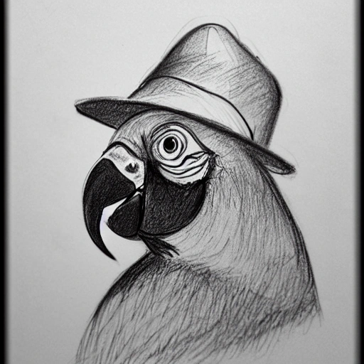 Parrot outline | Flying bird drawing, Bird drawings, Parrot drawing