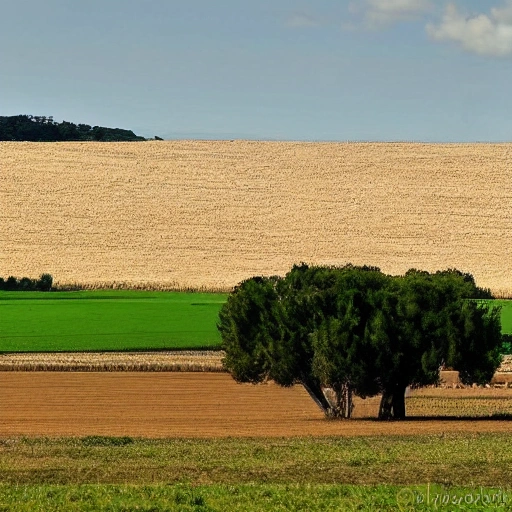 Paisaje de los Campos Elíseos. Hoy con una mujer hermosa al final, saludando hacia el frente.
