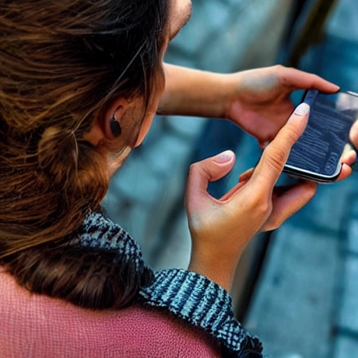 IMAGEN DE UNA PORTADA PARA LIBROS DE UNA CHICA LLAMANDO POR CELULAR, 3D