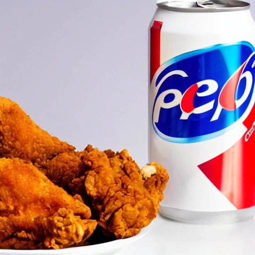 fried chicken  and Pepsi
