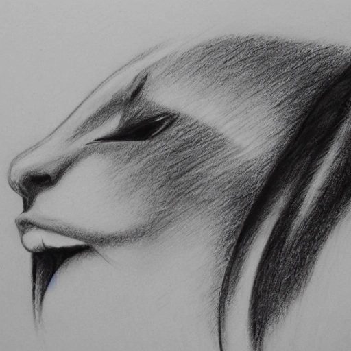 black and white, Pencil Sketch