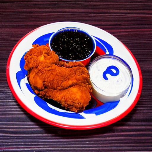 fried chicken and Pepsi 