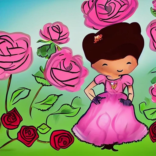 La rosa del amor". Los niños encuentran una rosa con un perfume mágico que hace que quien la huele se enamore instantáneamente., Cartoon