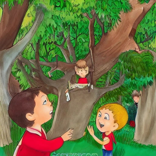 "El árbol parlante". Los niños se encuentran con un árbol que puede hablar y les cuenta historias sobre el jardín encantado.
, Cartoon