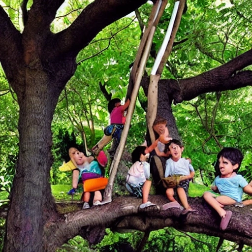 "El árbol parlante". Los niños se encuentran con un árbol que puede hablar y les cuenta historias sobre el jardín encantado.
, Cartoon