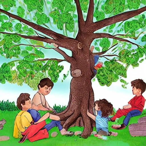 "El árbol parlante". Los niños se encuentran con un árbol que puede hablar y les cuenta historias sobre el jardín encantado.
, Cartoon