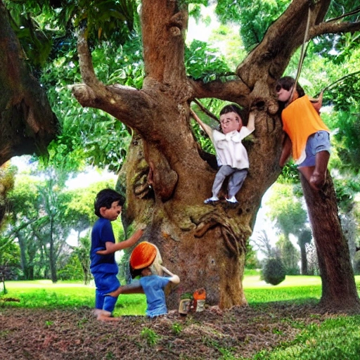 "El árbol parlante". Los niños se encuentran con un árbol que puede hablar y les cuenta historias sobre el jardín encantado.
, Cartoon