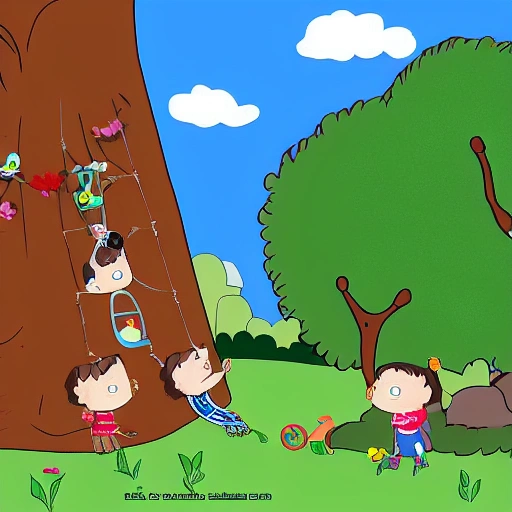 "El árbol parlante". Los niños se encuentran con un árbol que puede hablar y les cuenta historias sobre el jardín encantado.
, Cartoon