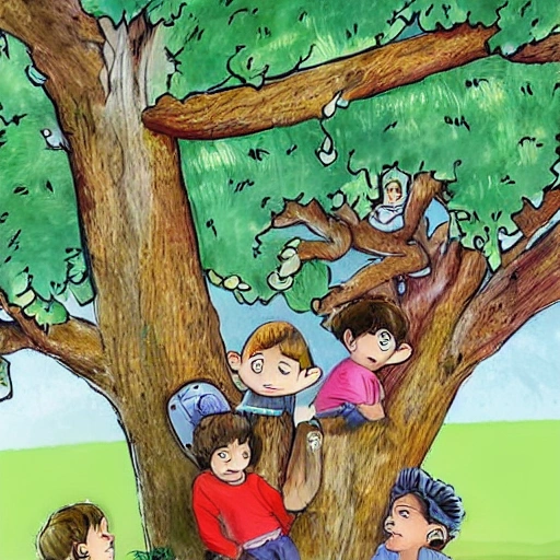 "El árbol parlante". Los niños se encuentran con un árbol que puede hablar y les cuenta historias sobre el jardín encantado.
, Cartoon