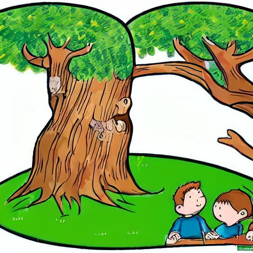 "El árbol parlante". Los niños se encuentran con un árbol que puede hablar y les cuenta historias sobre el jardín encantado.
, Cartoon