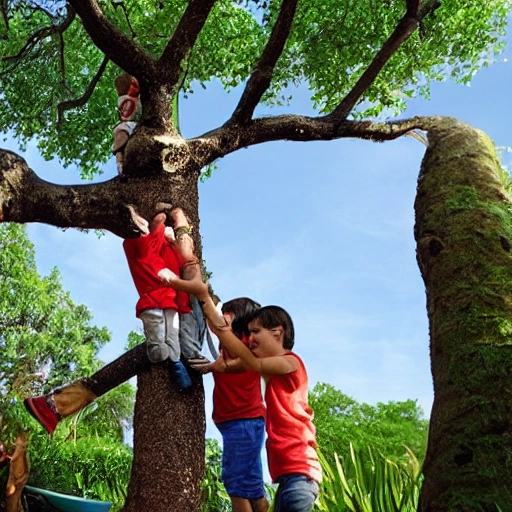 "El árbol parlante". Los niños se encuentran con un árbol que puede hablar y les cuenta historias sobre el jardín encantado.
, Cartoon