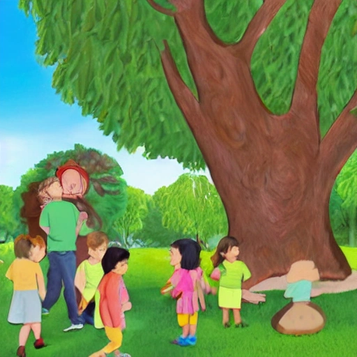 "El árbol parlante". Los niños se encuentran con un árbol que puede hablar y les cuenta historias sobre el jardín encantado.
, Cartoon