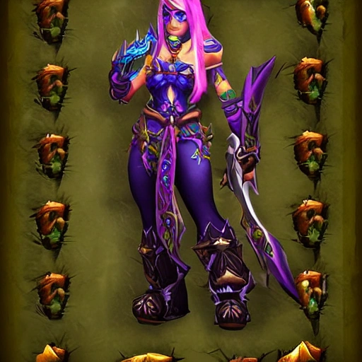 , Cartoon,world of warcraft,druid,female